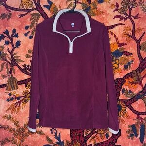 Maroon Fleece Quarter Zip